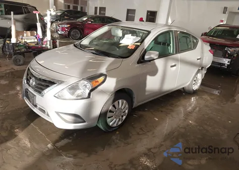 2019 Nissan Versa 1.6 Sv z USA, uszkodzony, nr VIN 3N1CN7AP5KL843901